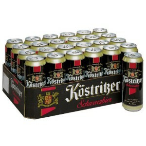 24 Dosen Köstritzer Schwarzbier a 0,5L Liter Bier inc. 6.00€ Pfand
